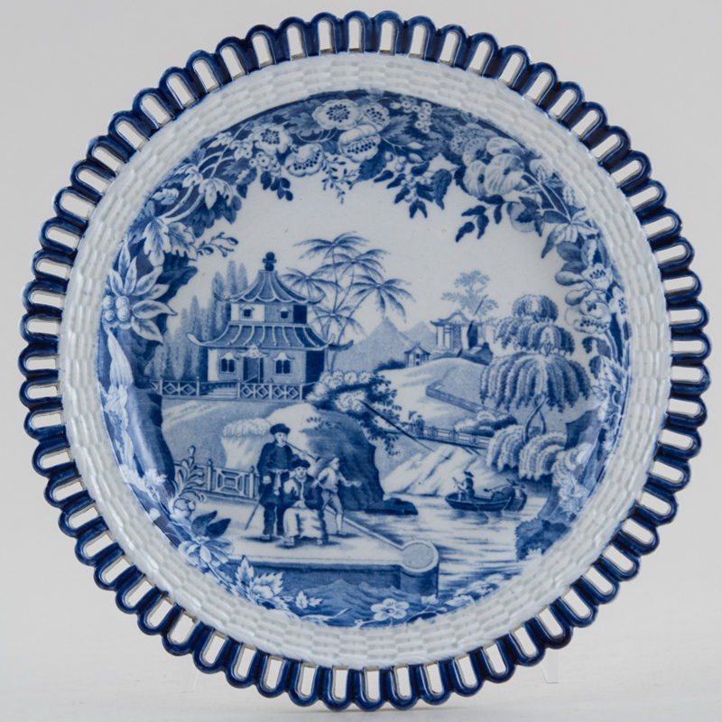 Plate pierced rim c1815